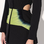 COSMIC CUT AWAY PANT SUIT - Black | Linetribe