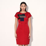 Orion quilted dress - Red | Linetribe