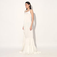 Ingrid tiered gown - White | Linetribe