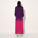 Kyuka ombre long tunic - Pink Purple | Linetribe