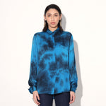Orelia balloon sleeve shirt - Blue | Linetribe