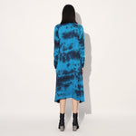 Solaris tie-dye shirtdress - Blue | Linetribe