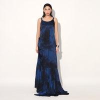Ingrid tiered gown - Blue | Linetribe