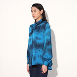 Orelia balloon sleeve shirt - Blue | Linetribe