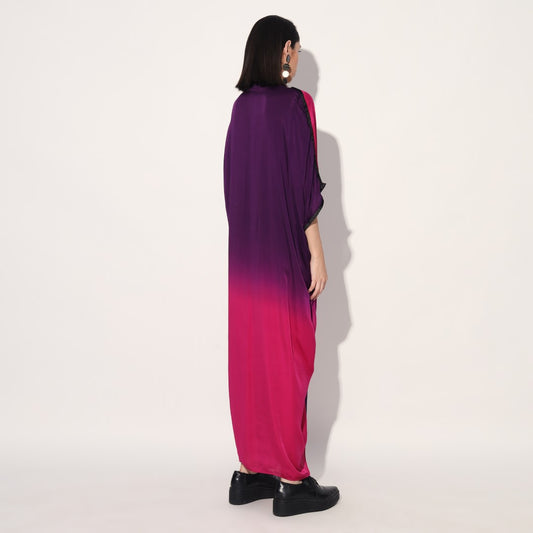 Aphelion ombre kaftan dress - Pink Purple | Linetribe