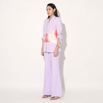 Dawn ruched pantsuit - Lavender | Linetribe