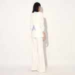 Dawn ruched pantsuit - Ivory | Linetribe