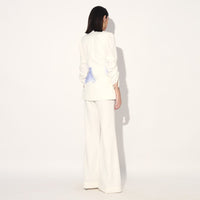 Dawn ruched pantsuit - Ivory | Linetribe