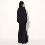 Neo wrap pleated pant suit - Black | Linetribe