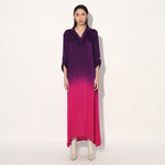 Kyuka ombre long tunic - Pink Purple | Linetribe