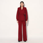 Neo wrap pant suit - Maroon | Linetribe