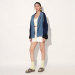 Eden denim skirt - White | Linetribe