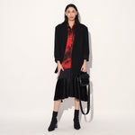 Solaris tie dye shirtdress - Red | Linetribe