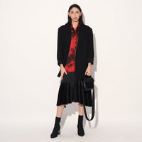 Solaris tie dye shirtdress - Red | Linetribe