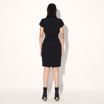 Orion quilted dress - Black | Linetribe