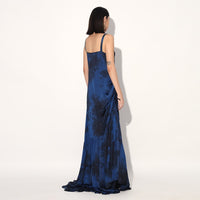 Ingrid tiered gown - Blue | Linetribe