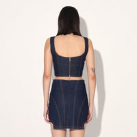 Eden denim skirt - Blue | Linetribe