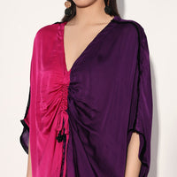 Aphelion ombre kaftan dress - Pink Purple | Linetribe