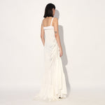 Ingrid tiered gown - White | Linetribe