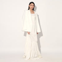Ingrid tiered gown - White | Linetribe
