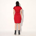 Orion quilted dress - Red | Linetribe