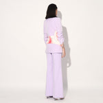 Dawn ruched pantsuit - Lavender | Linetribe