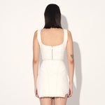 Eden denim skirt - White | Linetribe