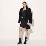 Aldrin ombre corset dress - Black | Linetribe