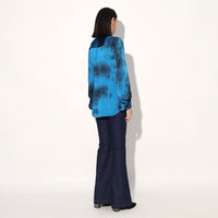 Orelia balloon sleeve shirt - Blue | Linetribe