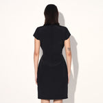 Orion quilted dress - Black | Linetribe