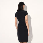 Orion quilted dress - Black | Linetribe