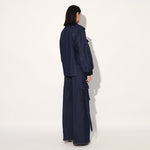 Quasar oversized denim jacket - Blue | Linetribe