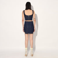 Eden denim skirt - Blue | Linetribe