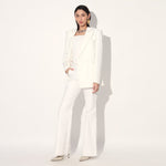 DENIM FLARE PANTS - WHITE | Linetribe