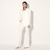 DENIM FLARE PANTS - WHITE | Linetribe