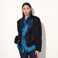 Orelia balloon sleeve shirt - Blue | Linetribe