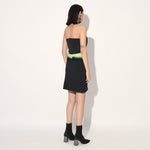 Aldrin ombre corset dress - Black | Linetribe