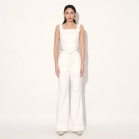 Nylah denim corset - White | Linetribe