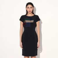 Orion quilted dress - Black | Linetribe